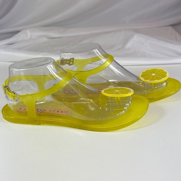 Katy Perry Collection Yellow Lemmon Jelly Sandals - Picture 6 of 9